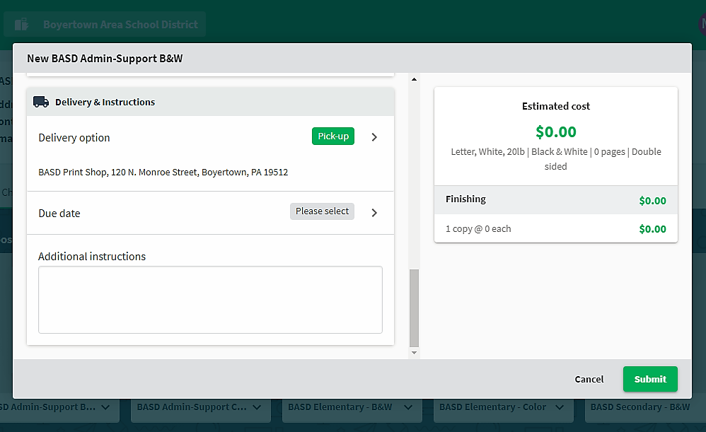 Continue Select Preferences 